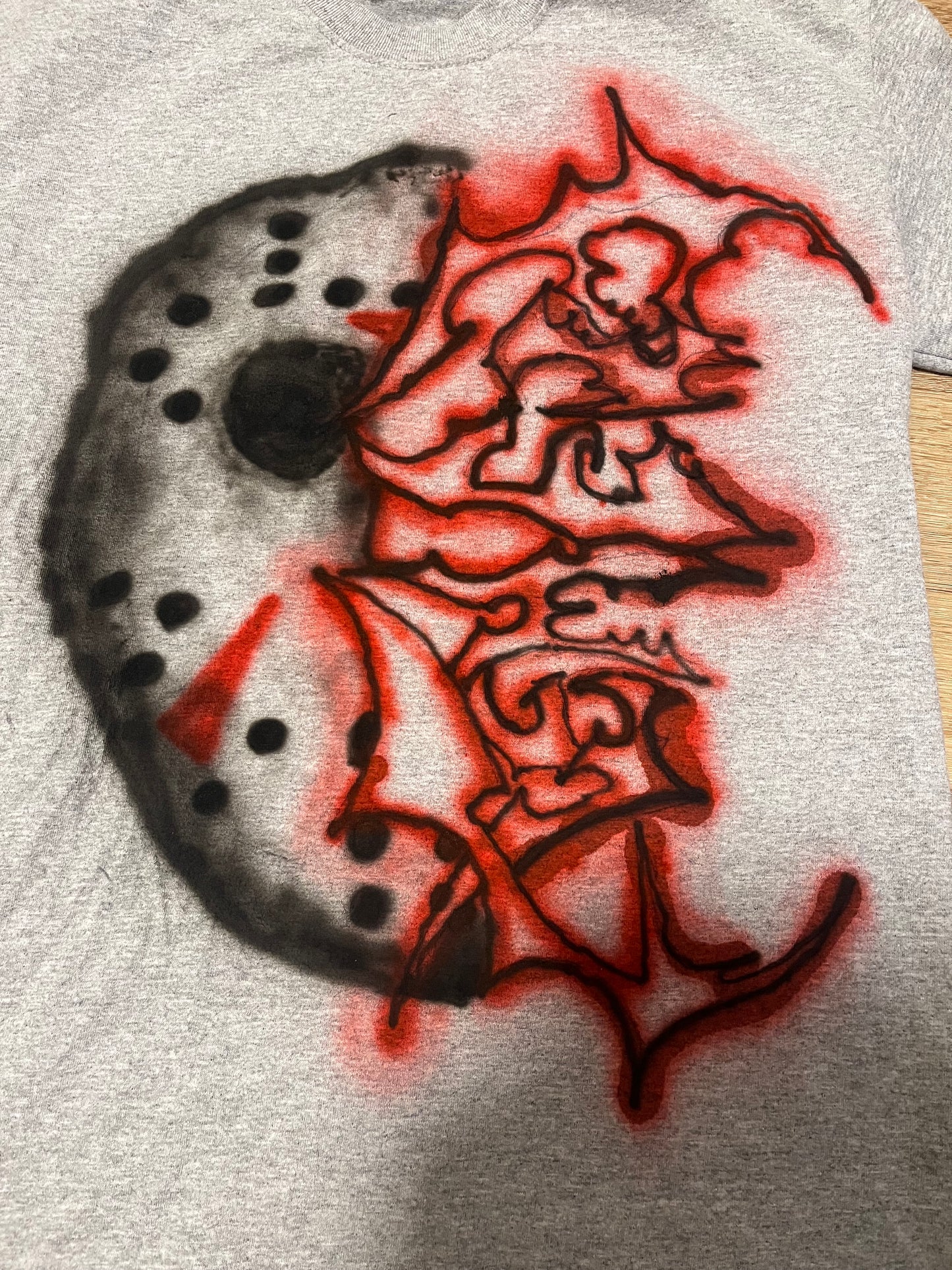 VOORHEES airbrushed tshirt 1 of 1