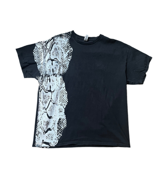 SNAKESKIN T-shirt black